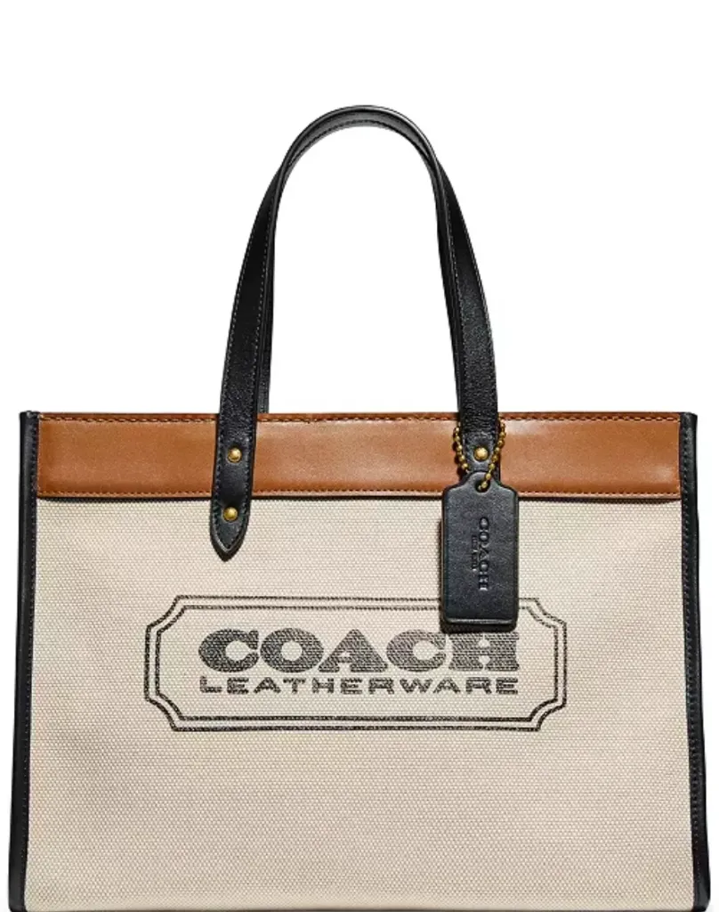 Coach Field Tote 30 in Colorblock.